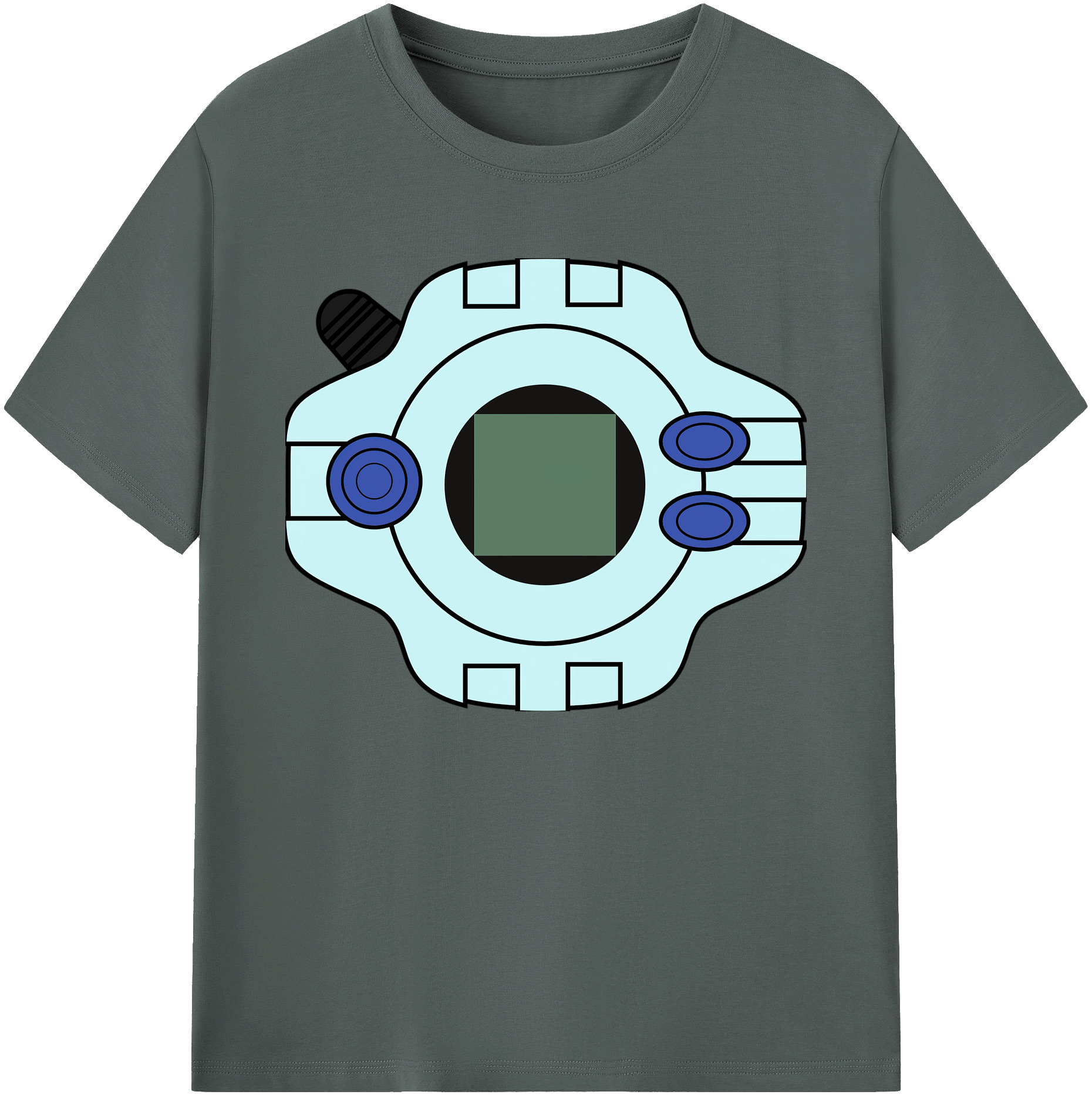 （画像用） Digimon デジタルモンスター/デジモン 綿100％ メンズ半袖Tシャツ｜肌触りやわらか＆通気性